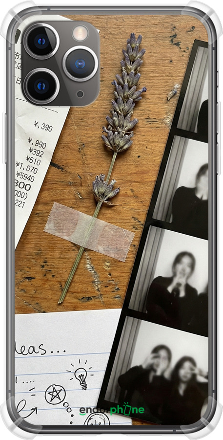 Силикон с усиленными углами чехол Aesthetic Scrapbook Collage для Apple iPhone 11 Pro Max - 6773sp-1723 изображение 