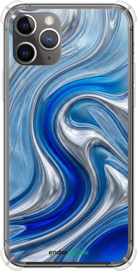 Силіконовий протиударний с посиленими кутами чехол Liquid Chrome для Apple iPhone 11 Pro Max - 6781sp-1723 изображение 