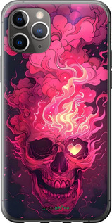 2D пластиковый чехол Череп арт для Apple iPhone 11 Pro Max - 6385t-1723 изображение 
