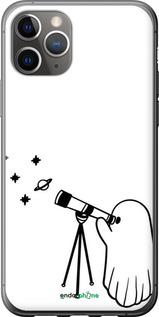 2D пластиковий чехол Привид астроном для Apple iPhone 11 Pro Max - 6444t-1723 изображение 