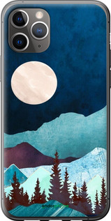 2D пластиковый чехол Горная идиллия ночной пейзаж для Apple iPhone 11 Pro Max - 6488t-1723 изображение 