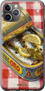 2D пластиковий чехол Vintage Sardine Tin Phone для Apple iPhone 11 Pro Max - 6772t-1723 изображение 