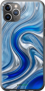 2D пластиковый чехол Liquid Chrome для Apple iPhone 11 Pro Max - 6781t-1723 изображение 