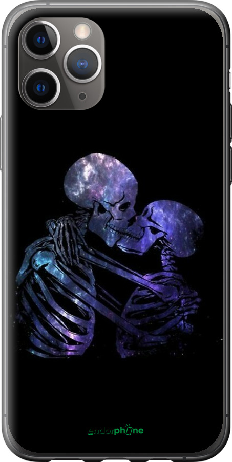 2D пластиковый чехол С изображением скелета для Apple iPhone 11 Pro Max - 6537t-1723 изображение 
