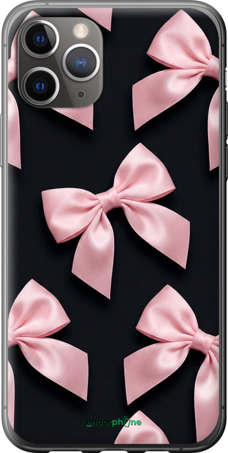 2D пластиковий чехол Coquette Ribbons Dark Coquette для Apple iPhone 11 Pro Max - 6767t-1723 изображение 