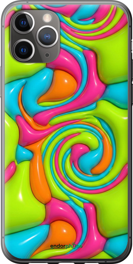 Силиконовый чехол Y2K Jelly Dream для Apple iPhone 11 Pro Max - 6780u-1723 изображение 