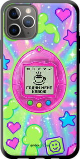 TPU чехол Y2K Aesthetic Retro Pet: Годуй мене кавою для Apple iPhone 11 Pro - 6784b-1788 изображение 