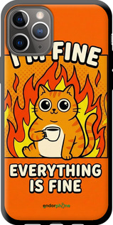 TPU чехол Funny Cat для Apple iPhone 11 Pro - 6786b-1788 изображение 