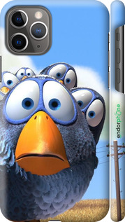 3D пластиковий матовий чехол Angry Birds для Apple iPhone 11 Pro - 6008m-1788 изображение 