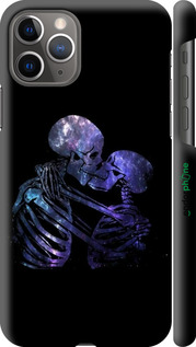3D пластиковый глянцевый чехол С изображением скелета для Apple iPhone 11 Pro - 6537c-1788 изображение 