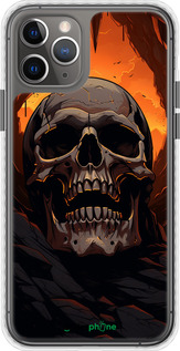 Чехол Bumper чехол Череп в пещере для Apple iPhone 11 Pro - 5959pc-1788 изображение 