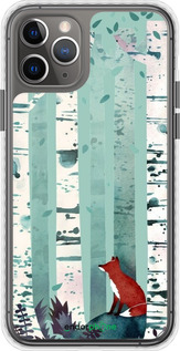Чехол Bumper чехол Лис в зелёном лесу для Apple iPhone 11 Pro - 6547pc-1788 изображение 