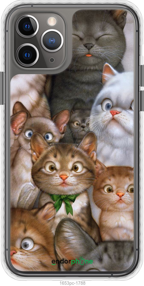 

Чохол Bumper чохол "Коти" для iPhone 11 Pro