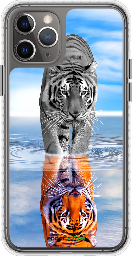 Чехол Bumper чехол Тигр для Apple iPhone 11 Pro - 6016pc-1788 изображение 
