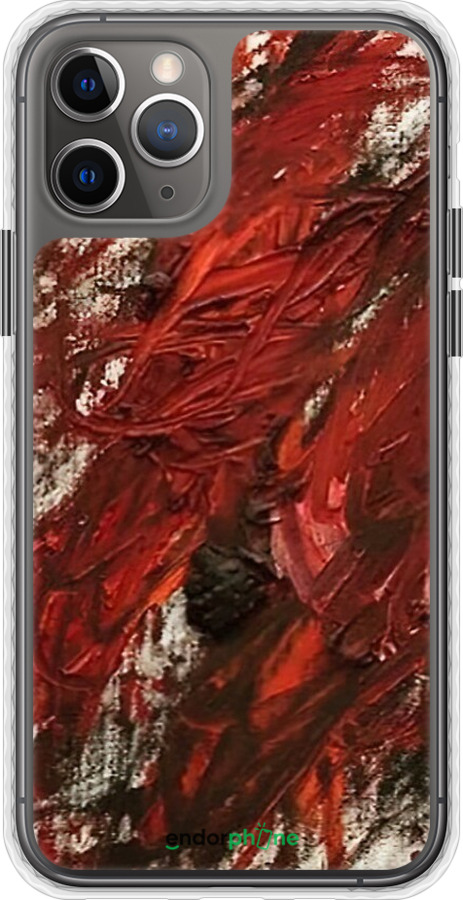 Чохол Bumper чехол Абстрактна композиція в червоних тонах для Apple iPhone 11 Pro - 6541pc-1788 изображение 