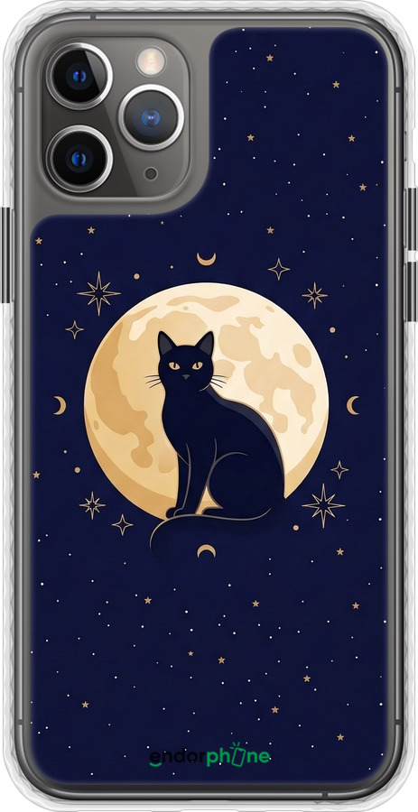 Чехол Bumper чехол Cute Cat Celestial/Witchy для Apple iPhone 11 Pro - 6787pc-1788 изображение 