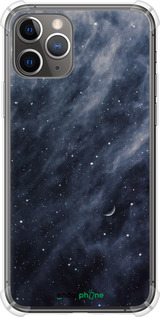 Силикон с усиленными углами чехол Голубые облака, Голубая луна для Apple iPhone 11 Pro - 6398sp-1788 изображение 
