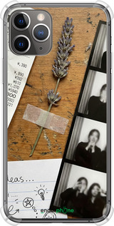 Силіконовий протиударний с посиленими кутами чехол Aesthetic Scrapbook Collage для Apple iPhone 11 Pro - 6773sp-1788 изображение 