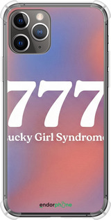 Силикон с усиленными углами чехол 'Aesthetic Aura Gradient 777 Lucky Energy' для iPhone 11 Pro изображение 3