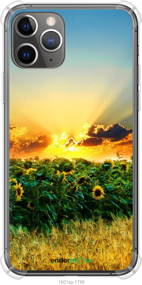 

Силіконовий протиударний с посиленими кутами чохол "Україна" для iPhone 11 Pro