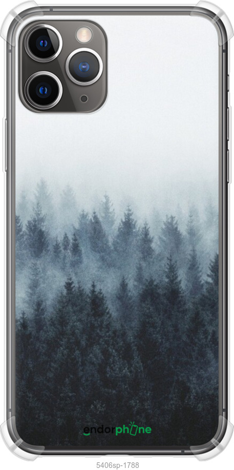 Силіконовий протиударний с посиленими кутами чехол № 5406 для Apple iPhone 11 Pro - 5406sp-1788 изображение 