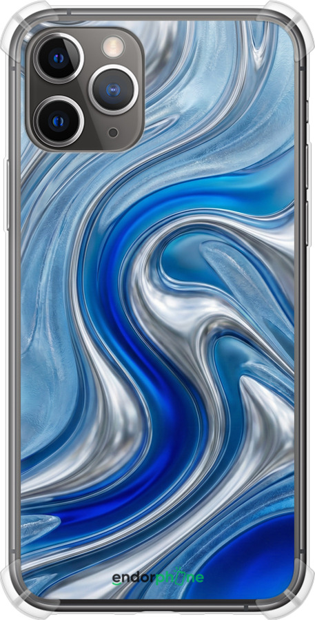 Силіконовий протиударний с посиленими кутами чехол Liquid Chrome для Apple iPhone 11 Pro - 6781sp-1788 изображение 