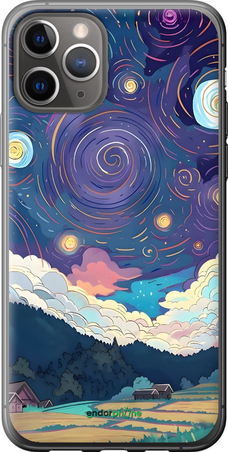 Силіконовий чехол Креативний арт для Apple iPhone 11 Pro - 6322u-1788 изображение 