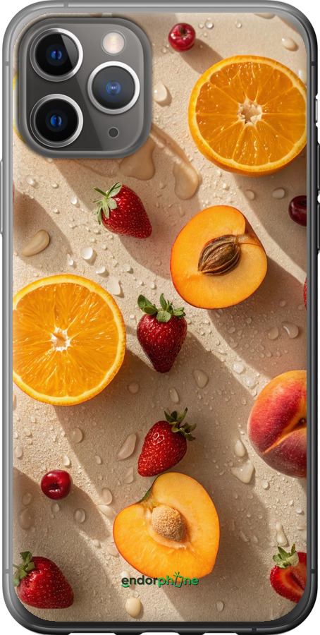 2D пластиковий чехол Фрукти 3 для Apple iPhone 11 Pro - 6703t-1788 изображение 