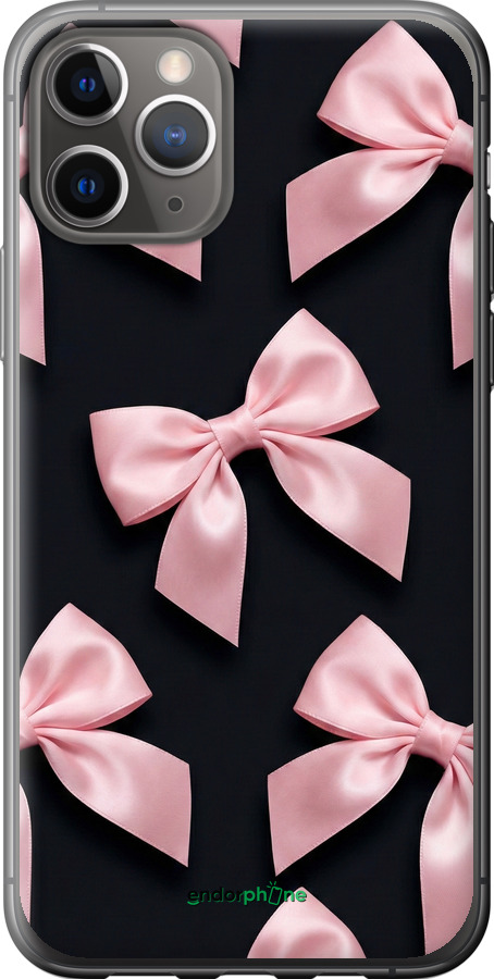 2D пластиковый чехол Coquette Ribbons Dark Coquette для Apple iPhone 11 Pro - 6767t-1788 изображение 