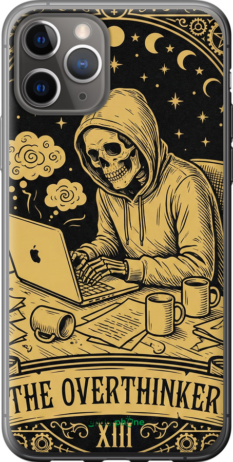 2D пластиковый чехол The Overthinker для Apple iPhone 11 Pro - 6774t-1788 изображение 