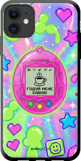 TPU чехол Y2K Aesthetic Retro Pet: Годуй мене кавою для Apple iPhone 11 - 6784b-1722 изображение 