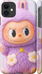 3D пластиковый глянцевый чехол Лабубу для Apple iPhone 11 - 6708c-1722 изображение 