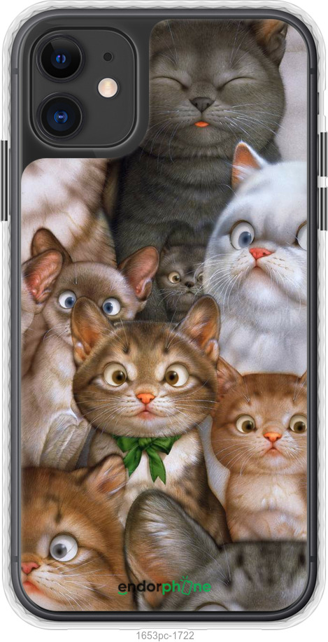 

Чохол Bumper чохол "Коти" для iPhone 11