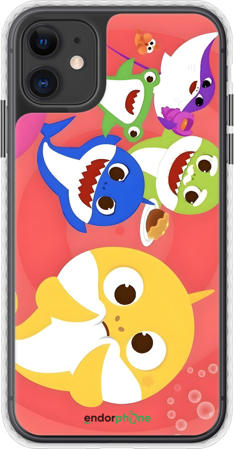 Чехол Bumper чехол Бейби Шаркс для Apple iPhone 11 - 6305pc-1722 изображение 
