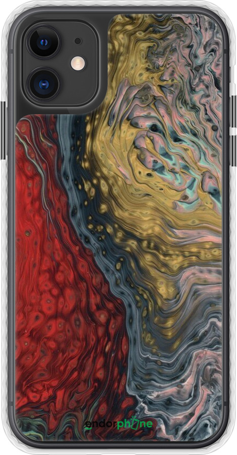 Чехол Bumper чехол С изображением абстрактной живописи для Apple iPhone 11 - 6530pc-1722 изображение 