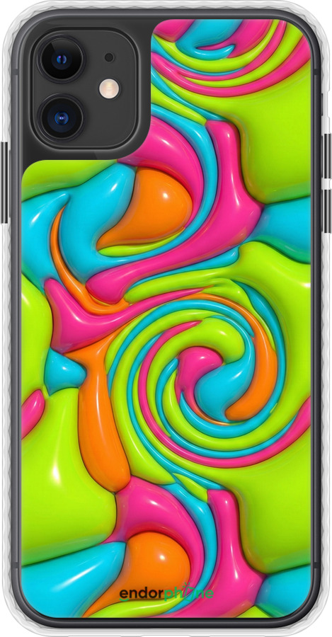 Чехол Bumper чехол Y2K Jelly Dream для Apple iPhone 11 - 6780pc-1722 изображение 