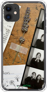 Силикон с усиленными углами чехол Aesthetic Scrapbook Collage для Apple iPhone 11 - 6773sp-1722 изображение 