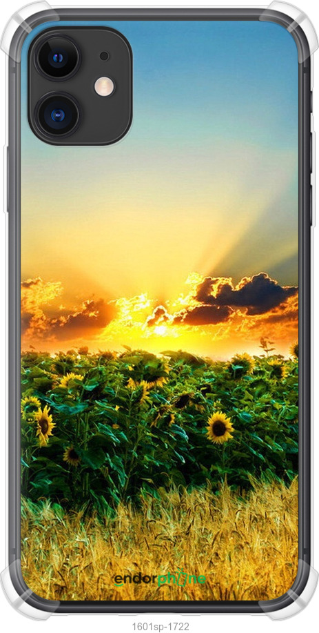 

Силіконовий протиударний с посиленими кутами чохол "Україна" для iPhone 11