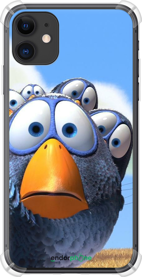 Силикон с усиленными углами чехол Angry Birds для Apple iPhone 11 - 6008sp-1722 изображение 