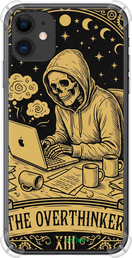 Силикон с усиленными углами чехол The Overthinker для Apple iPhone 11 - 6774sp-1722 изображение 