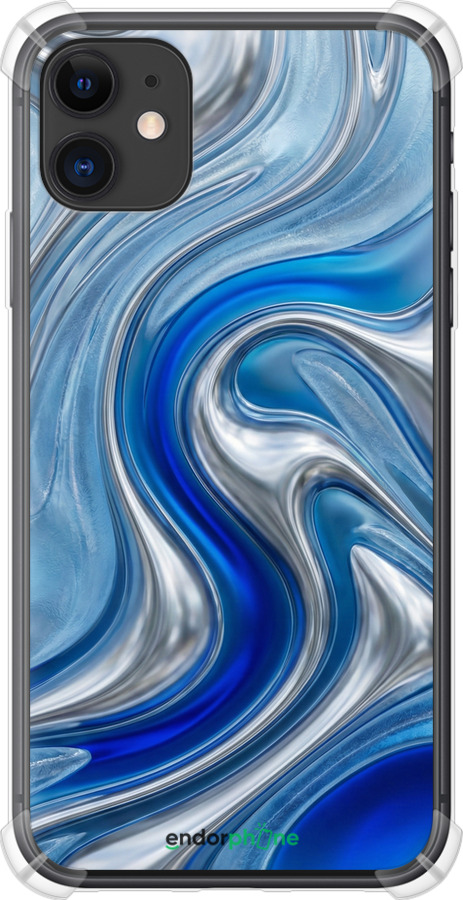 Силикон с усиленными углами чехол Liquid Chrome для Apple iPhone 11 - 6781sp-1722 изображение 