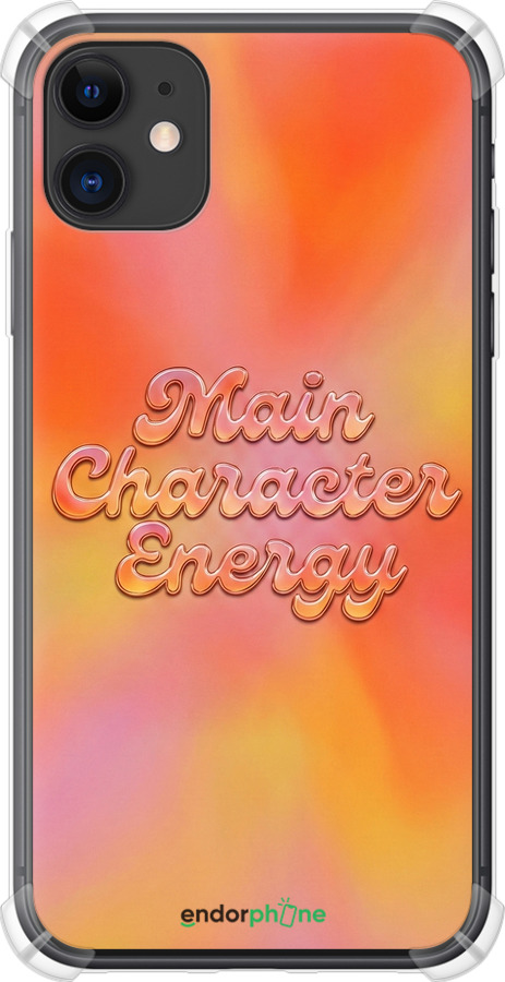 Силикон с усиленными углами чехол Aura Gradient Main Character Energy Aesthetic Y2K для Apple iPhone 11 - 6783sp-1722 изображение 