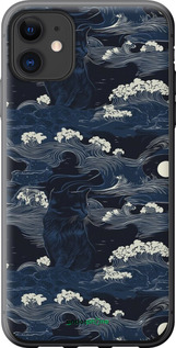 2D пластиковый чехол Морская тематика в стиле арт-деко для Apple iPhone 11 - 6520t-1722 изображение 