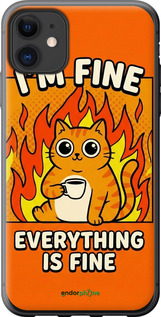 Силіконовий чехол Funny Cat для Apple iPhone 11 - 6786u-1722 изображение 