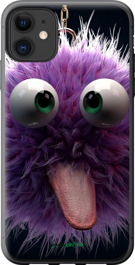 2D пластиковий чехол Пухнастик для Apple iPhone 11 - 6017t-1722 изображение 