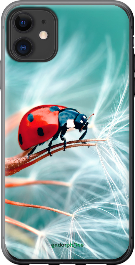 2D пластиковый чехол Божья коровка для Apple iPhone 11 - 6049t-1722 изображение 