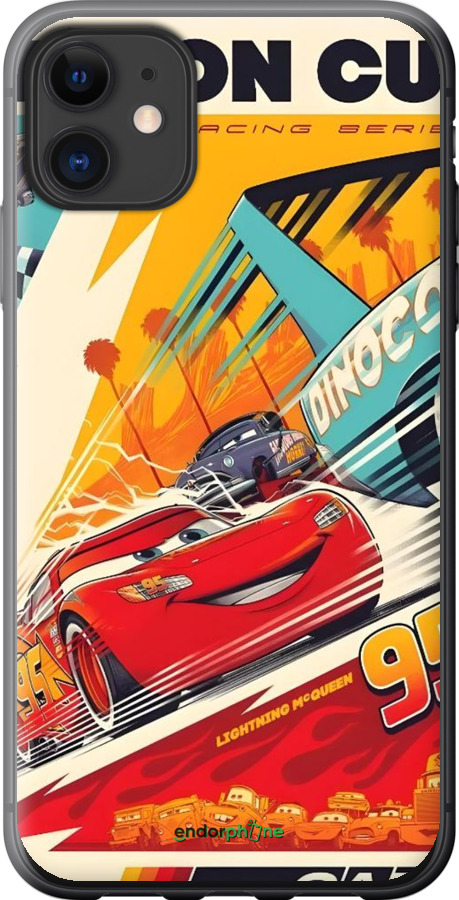 2D пластиковый чехол Тачки для Apple iPhone 11 - 6288t-1722 изображение 