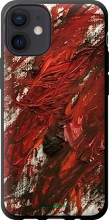 TPU чехол Абстрактная композиция в красных тонах для Apple iPhone 12 Mini - 6541b-2071 изображение 