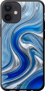 TPU чехол Liquid Chrome для Apple iPhone 12 Mini - 6781b-2071 изображение 