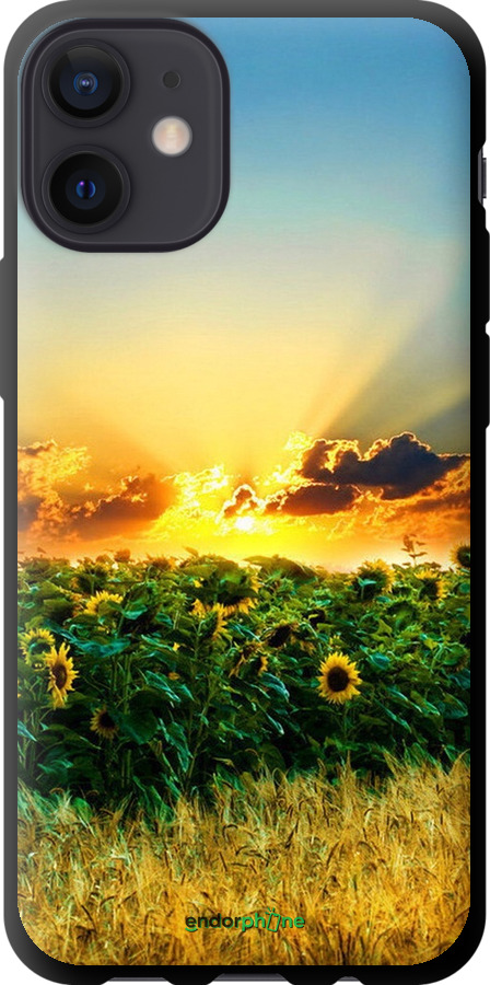 

TPU чорний чохол "Україна" для iPhone 12 Mini